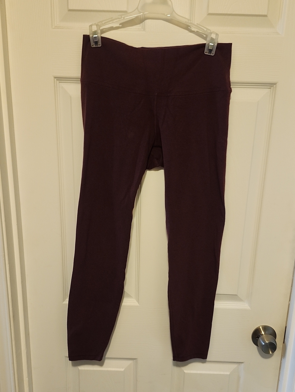 Old Navy Ladies Maroon High-Rise Leggings